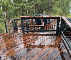 Shou Shugi method pine with metal accents